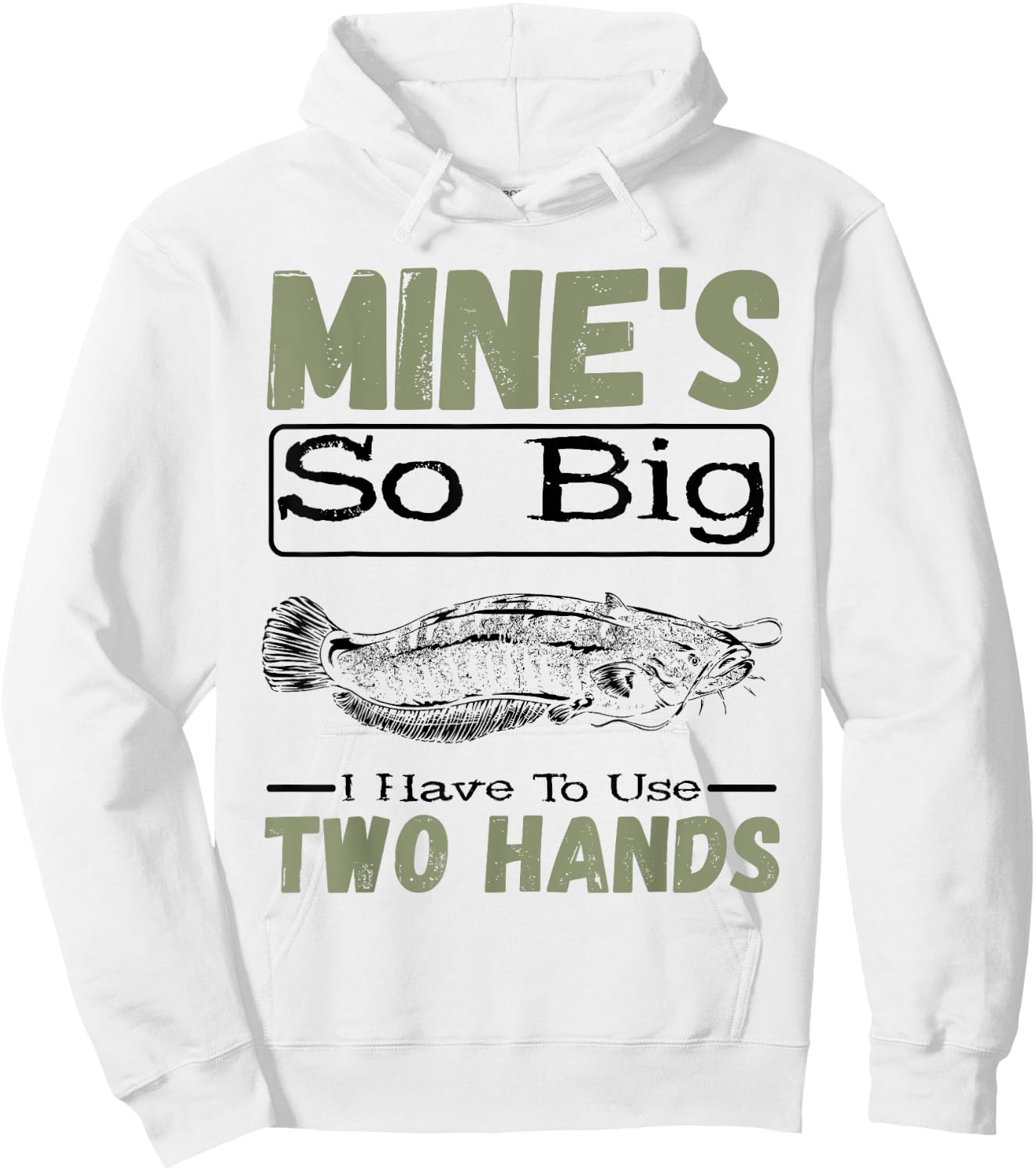 Catfish Mine's Ao Big Catfishing Catfish Angler Fisherman Hoodie - Hoodie | White