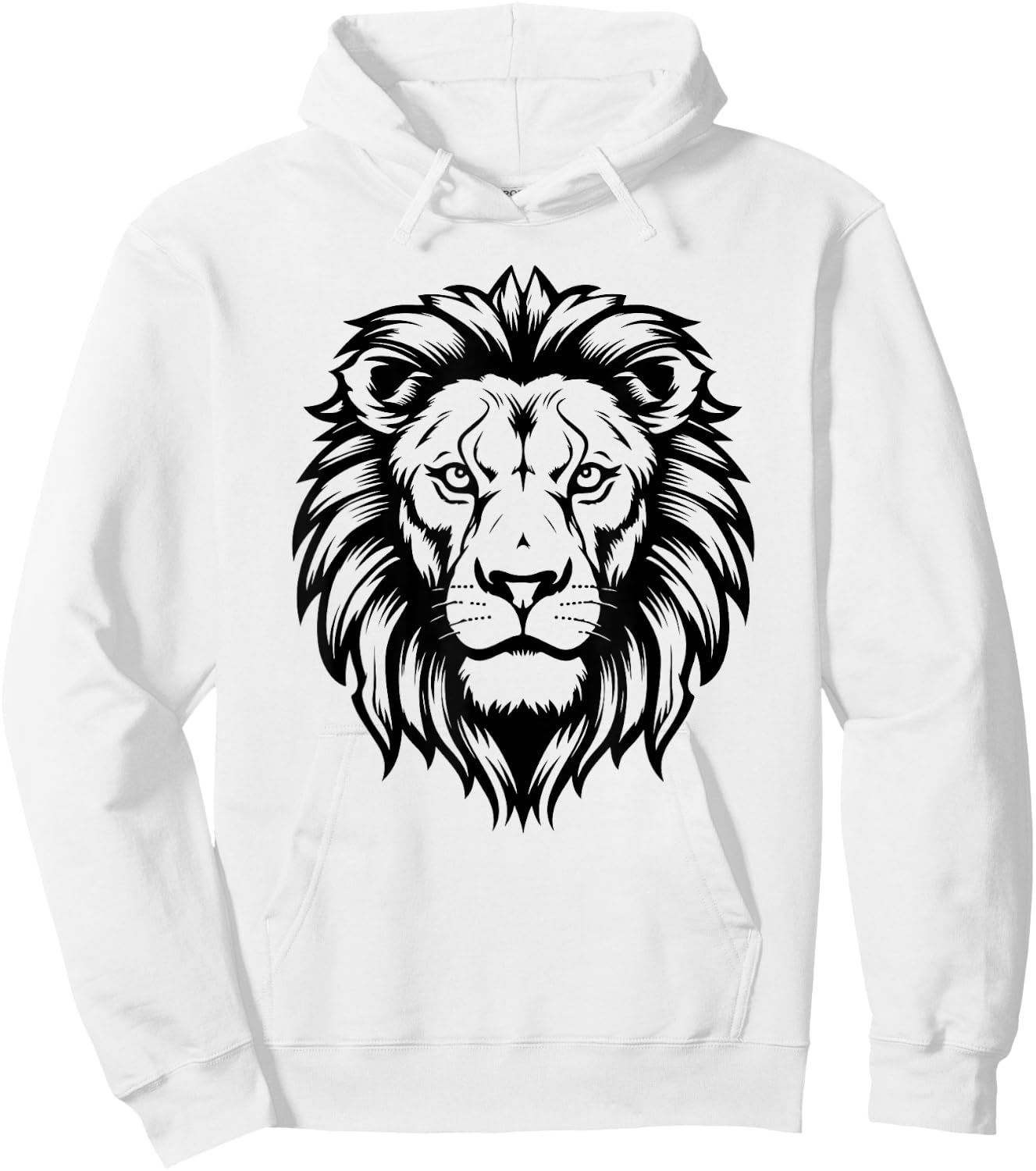 Orange Lion Face Netherlands Holland Hoodie - Hoodie | White