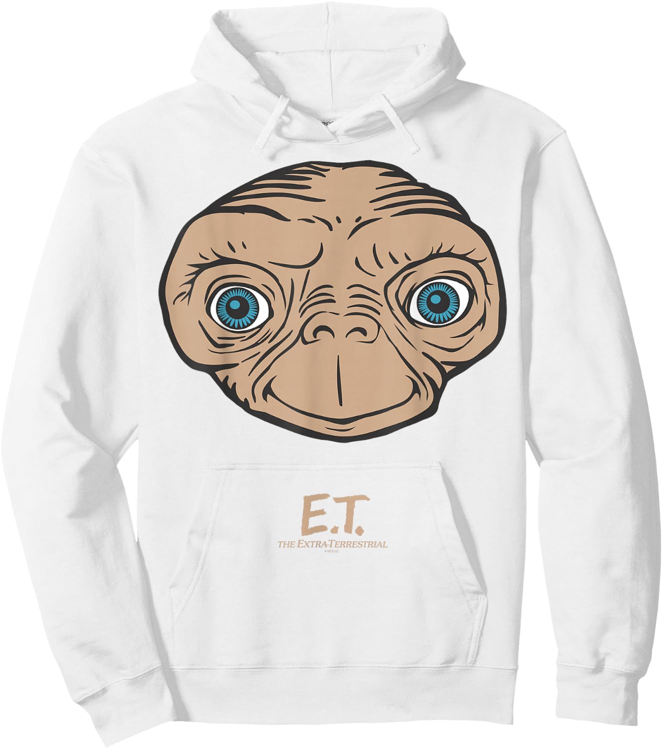 E.T. the Extra-Terrestrial Big Face Hoodie - Hoodie | White