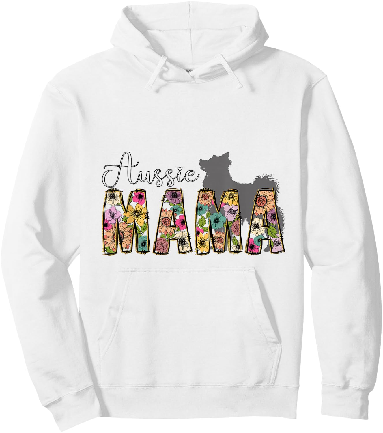 Australian Shepherd Aussie Dog Men Women Kids Hoodie - Hoodie | White
