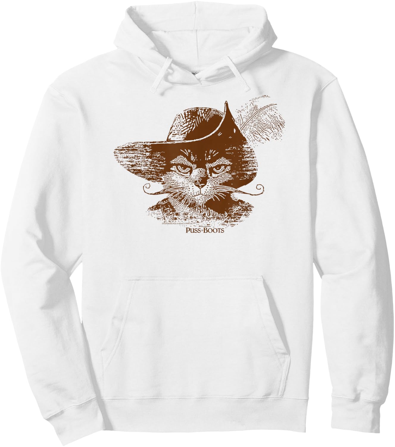 DreamWorks Puss in Boots Lithograph Hoodie - Hoodie | White