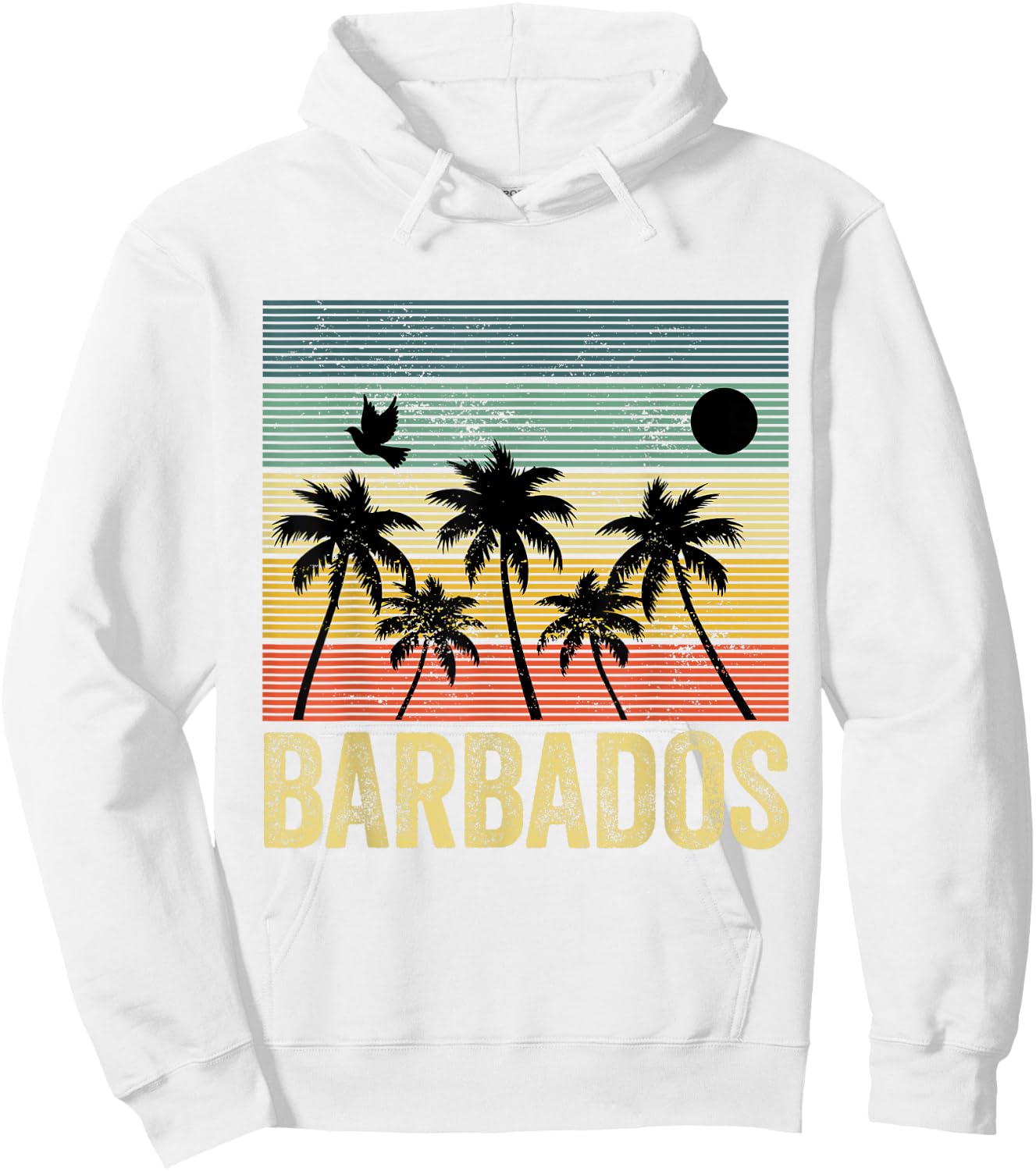 The Barbados Souvenir Barbadians Bajan Travel Men Women Boy Hoodie - Hoodie | White