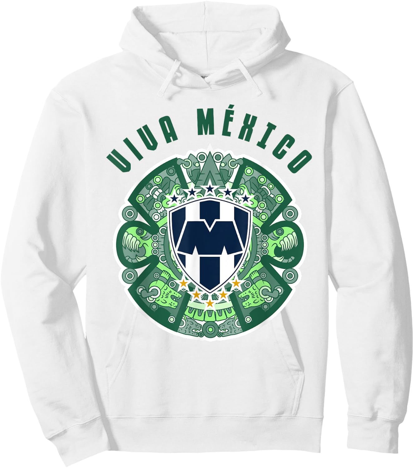 Rayados de Monterrey supports the Mexican team Let's go tri! Hoodie - Hoodie | White