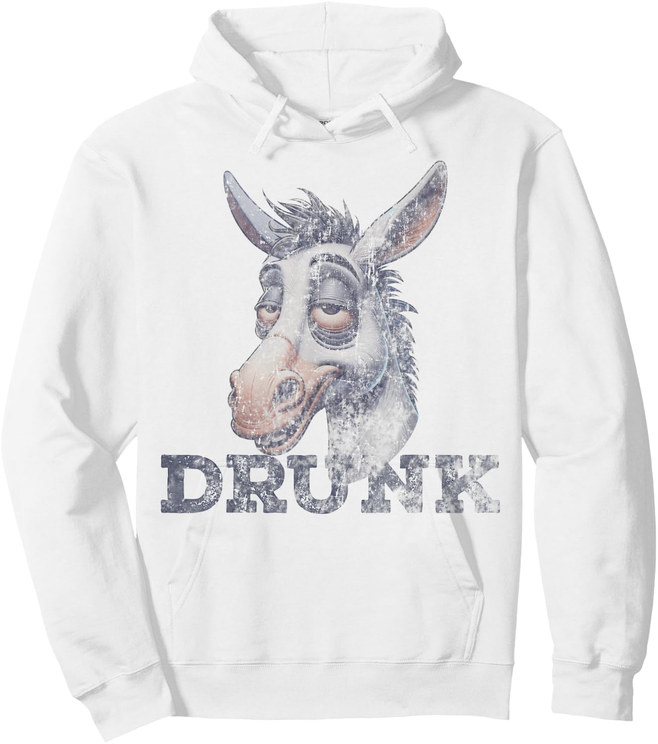 Drunk Ass - Funny Drinking Hoodie - Hoodie | White