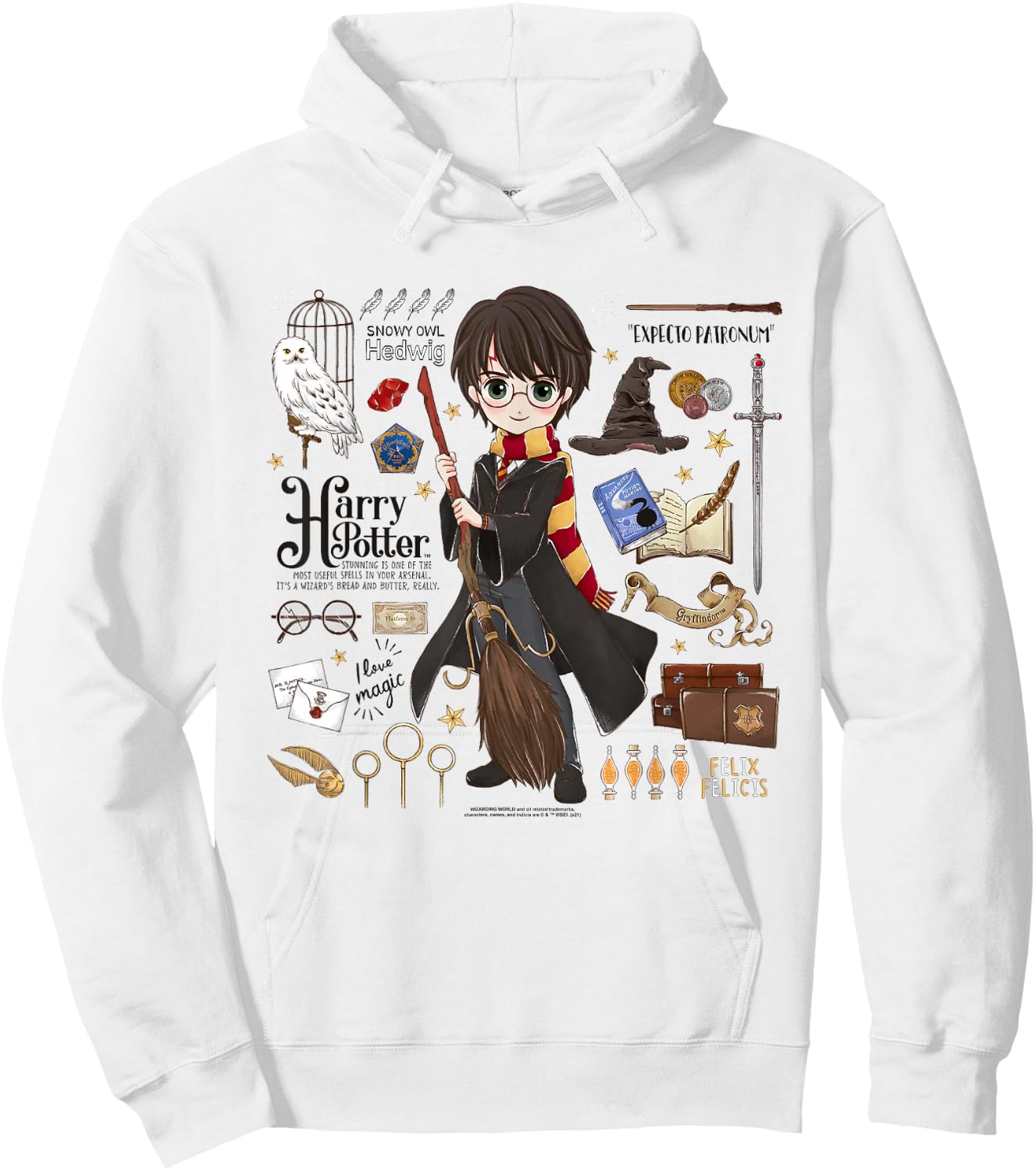 Harry Potter Everything That is Harry Potter Hoodie - Hoodie | White