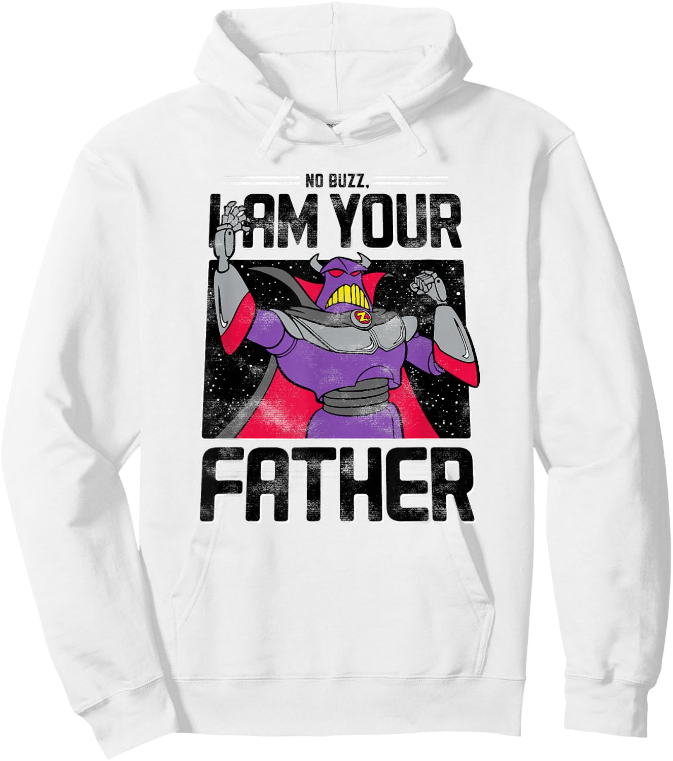 Disney Pixar Toy Story Zurg I am Your Father Hoodie - Hoodie | White