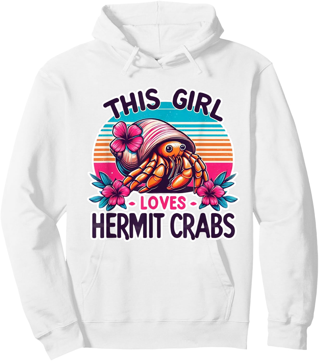 Hermit Crab Lover Shirt Ocean Animal Pet Hermit Crabs Hoodie - Hoodie | White