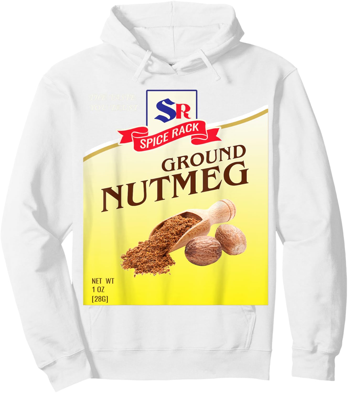 Ground Nutmeg Halloween Costume Unique Fun Foodie Hoodie - Hoodie | White