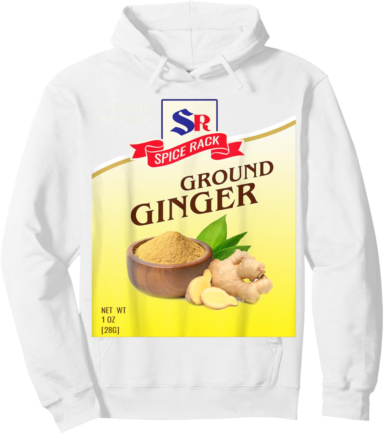Ground Ginger Halloween Costume Unique Fun Foodie Hoodie - Hoodie | White