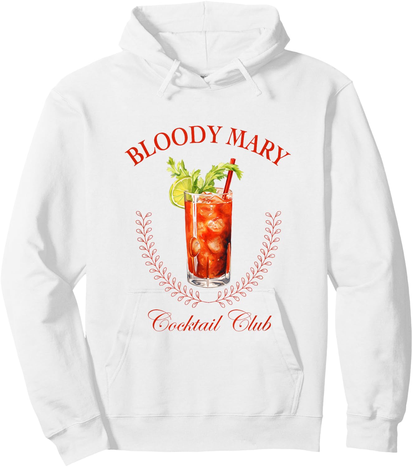 Bloody Mary Cocktail Club Hoodie - Hoodie | White