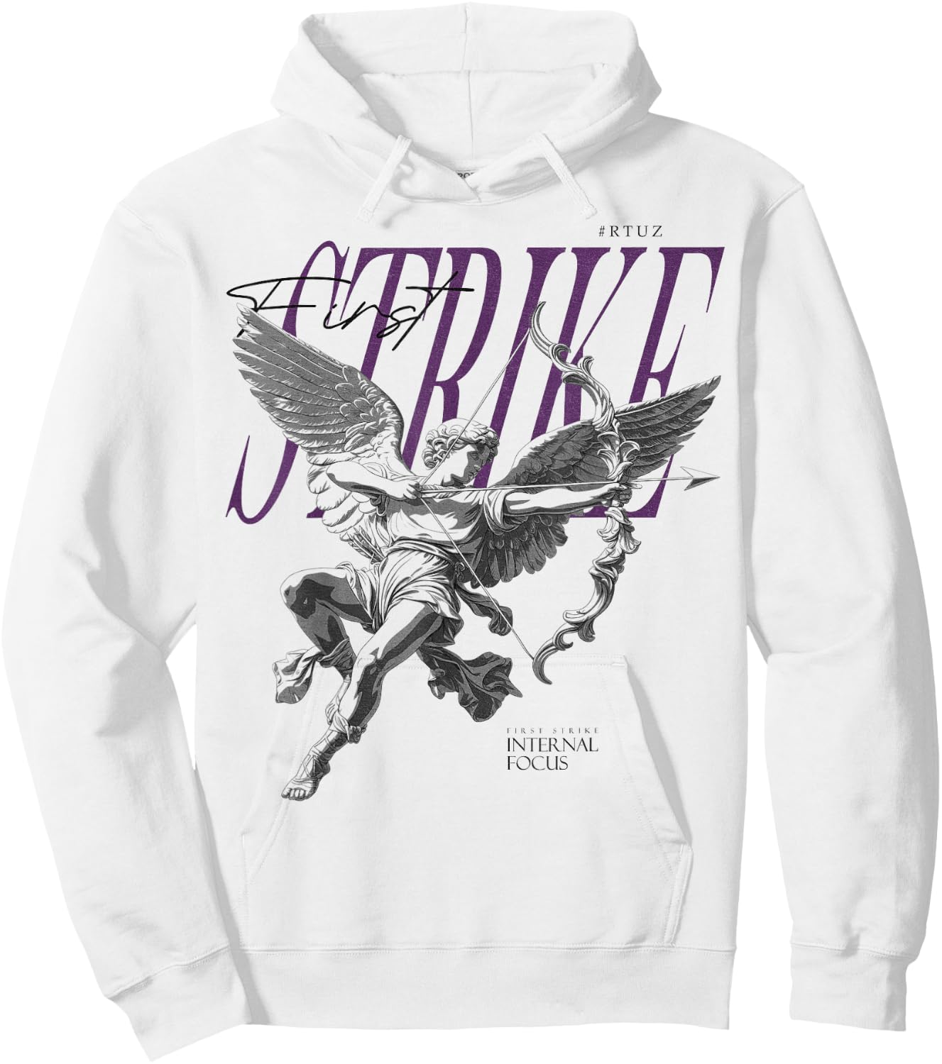 Aesthetic Clothes Vintage Streetwear Fashion Women Men Angel Hoodie - Hoodie | White