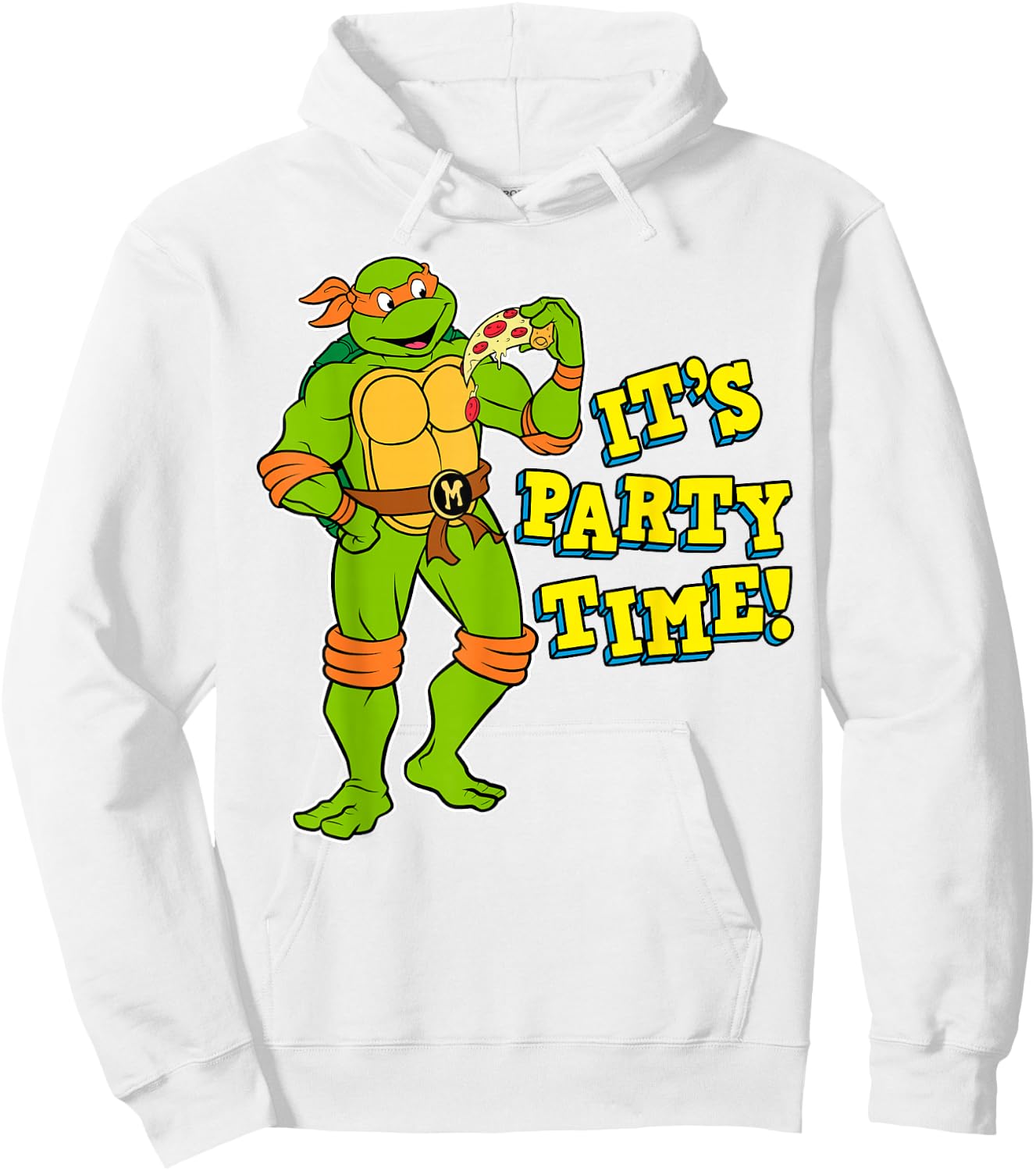 Teenage Mutant Ninja Turtles Leonardo Party Time Hoodie - Hoodie | White