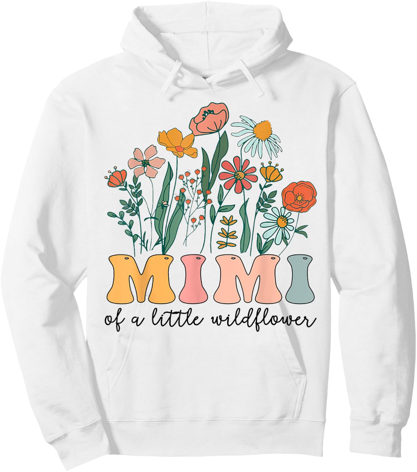 Mimi Of The Little Wildflower Birthday Party Baby Shower Hoodie - Hoodie | White
