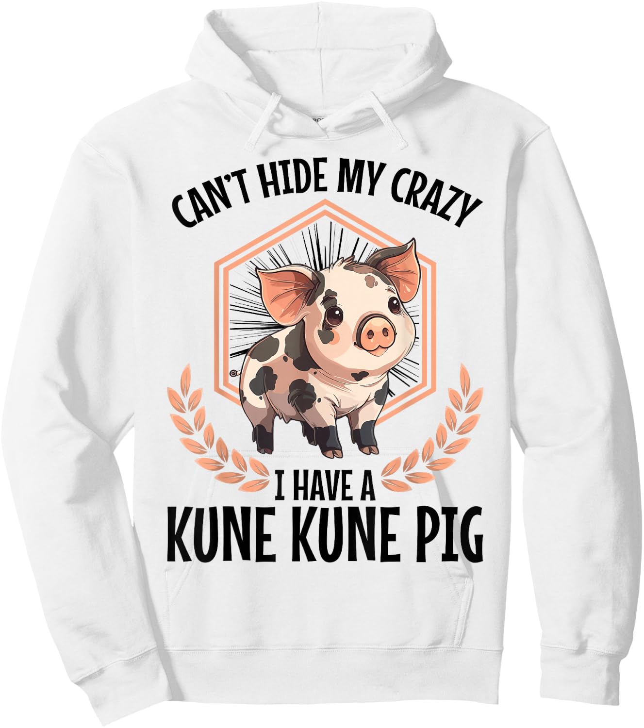 Kune Kune Pig Dad Pig Breeder Supplies Kunekune Pig Hoodie - Hoodie | White