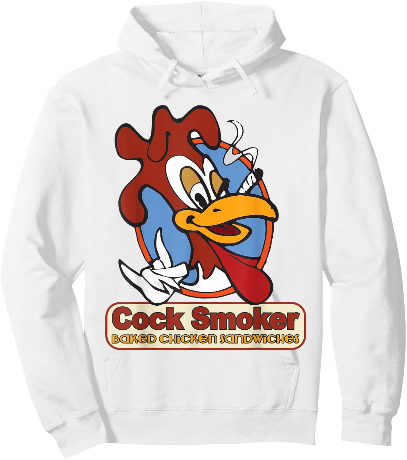 Kevin Smith Jay & Silent Bob Reboot Cock Smoker Logo Hoodie - Hoodie | White