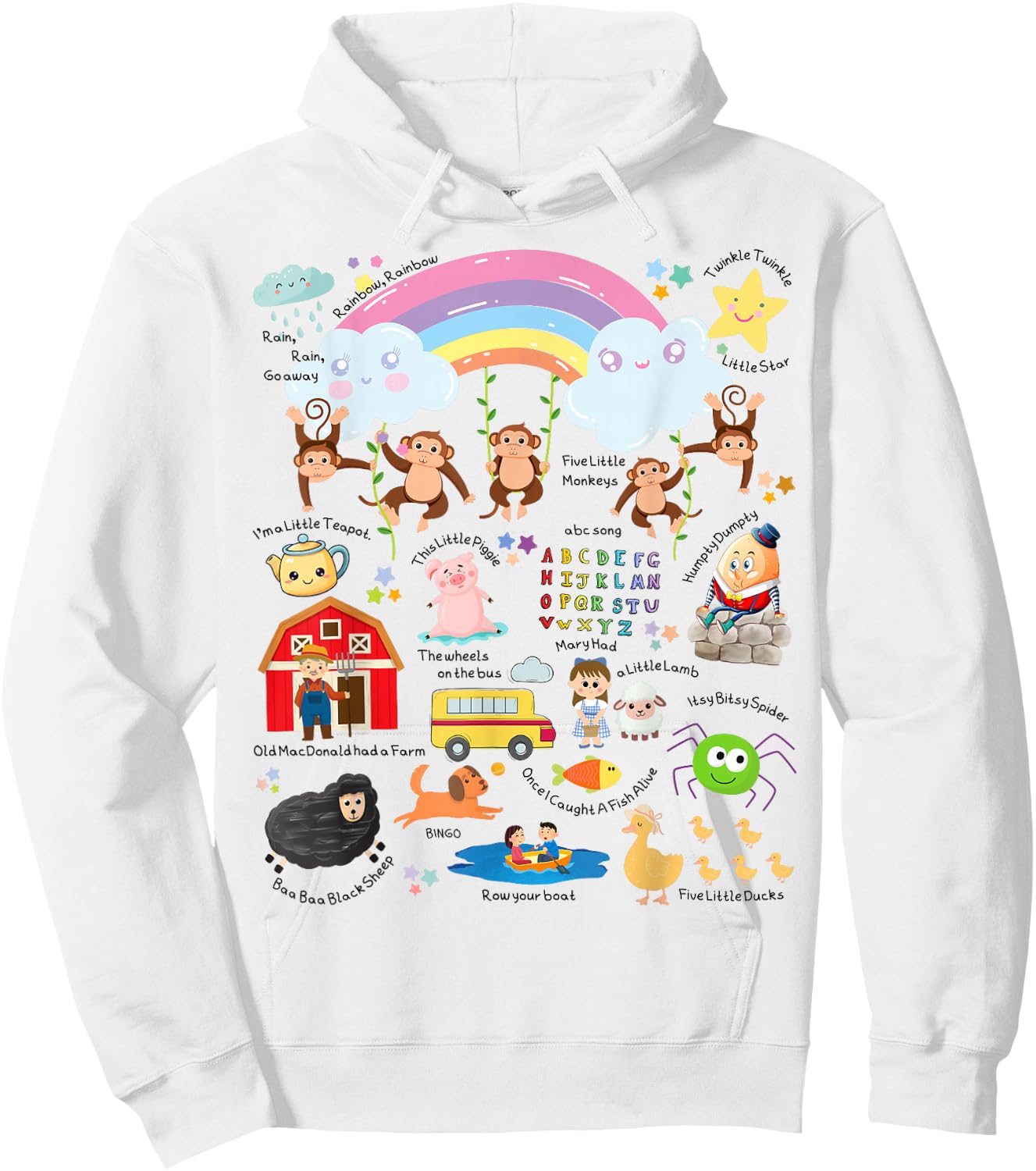Storytime Story Telling Nursery Rhymes Children's Librarian Hoodie - Hoodie | White