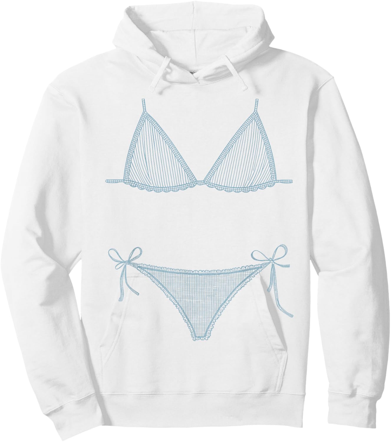 Summer Vacation Bikini Hawaii Beach Girls Trip Ocean Lover Hoodie - Hoodie | White