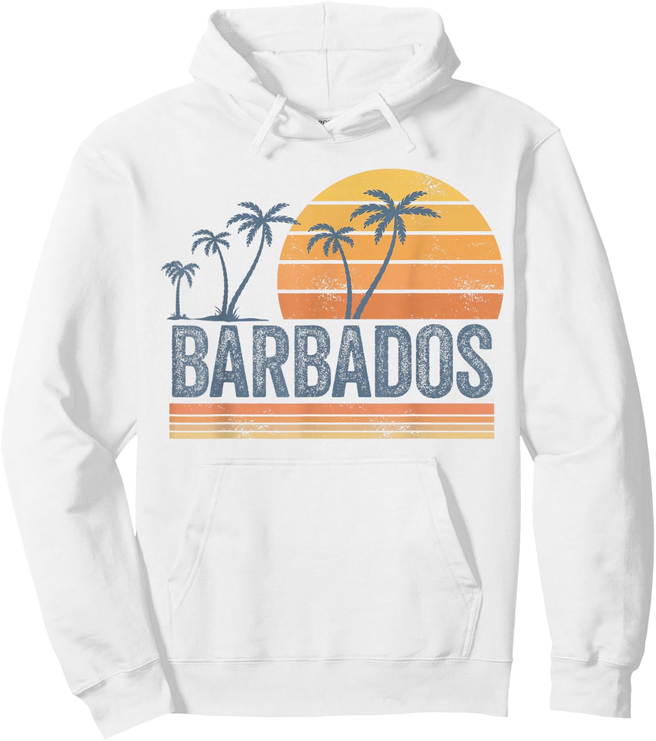 The Barbados Souvenir Barbadians Bajan Travel Men Women Boy Hoodie - Hoodie | White