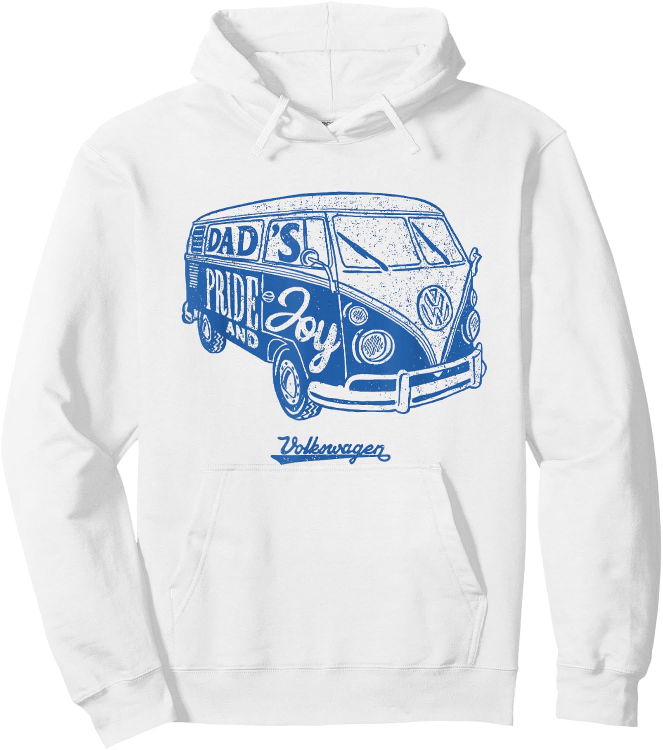 Volkswagen Dad's Pride And Joy Camper Hoodie - Hoodie | White