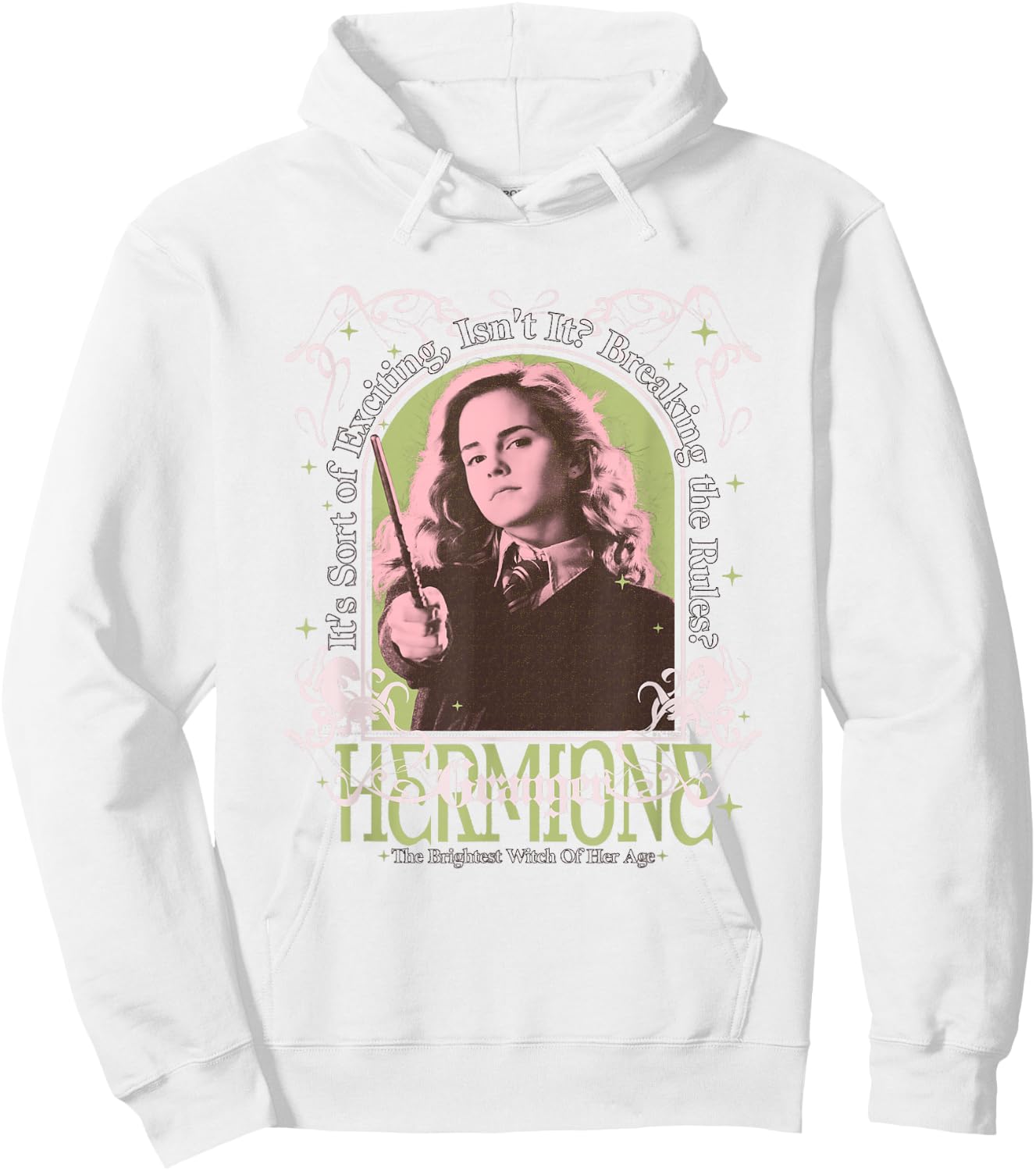 Harry Potter Hermione Granger Brightest Witch Of Her Age Hoodie - Hoodie | White