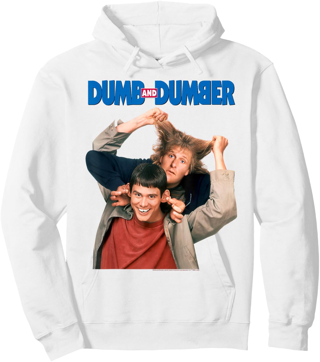 Dumb and Dumber Key Art Hoodie - Hoodie | White