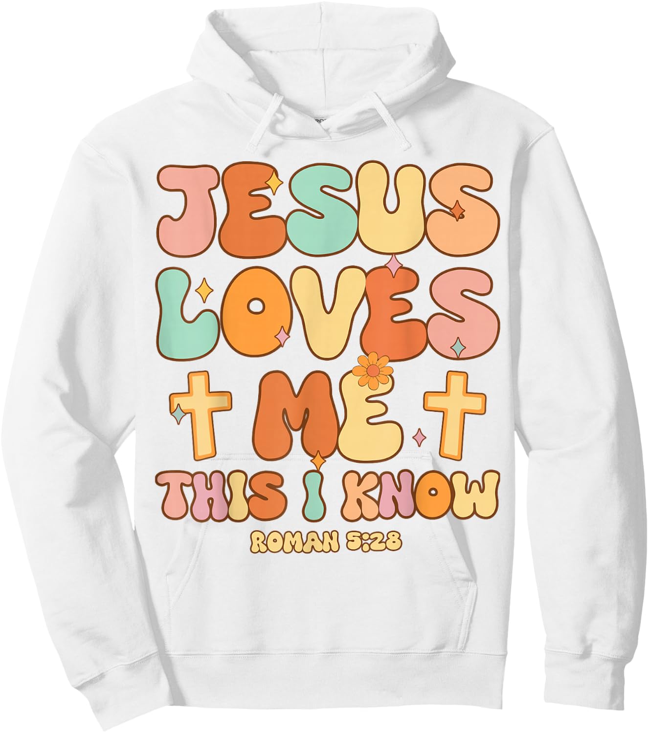 Girls Jesus Love Me This I Know Christian I You Love Toddler Hoodie - Hoodie | White