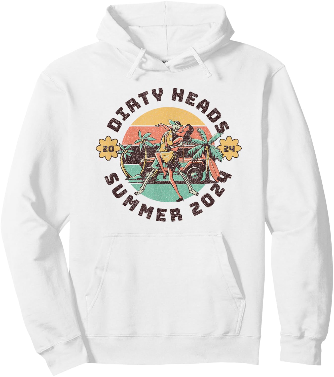 Vintage Dirty Heads in retro Funny style Hoodie - Hoodie | White