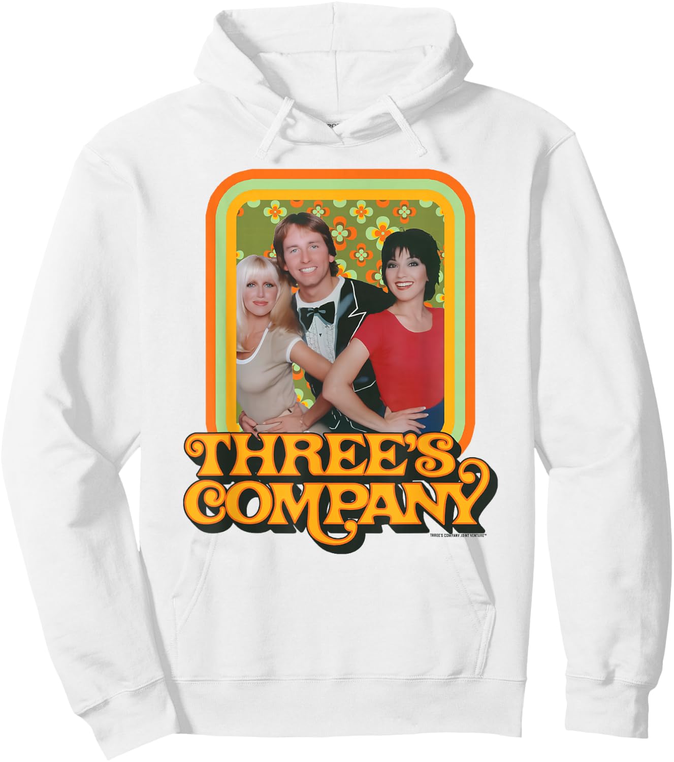 Three's Company Roomies Vintage Eighties Classic Hoodie - Hoodie | White