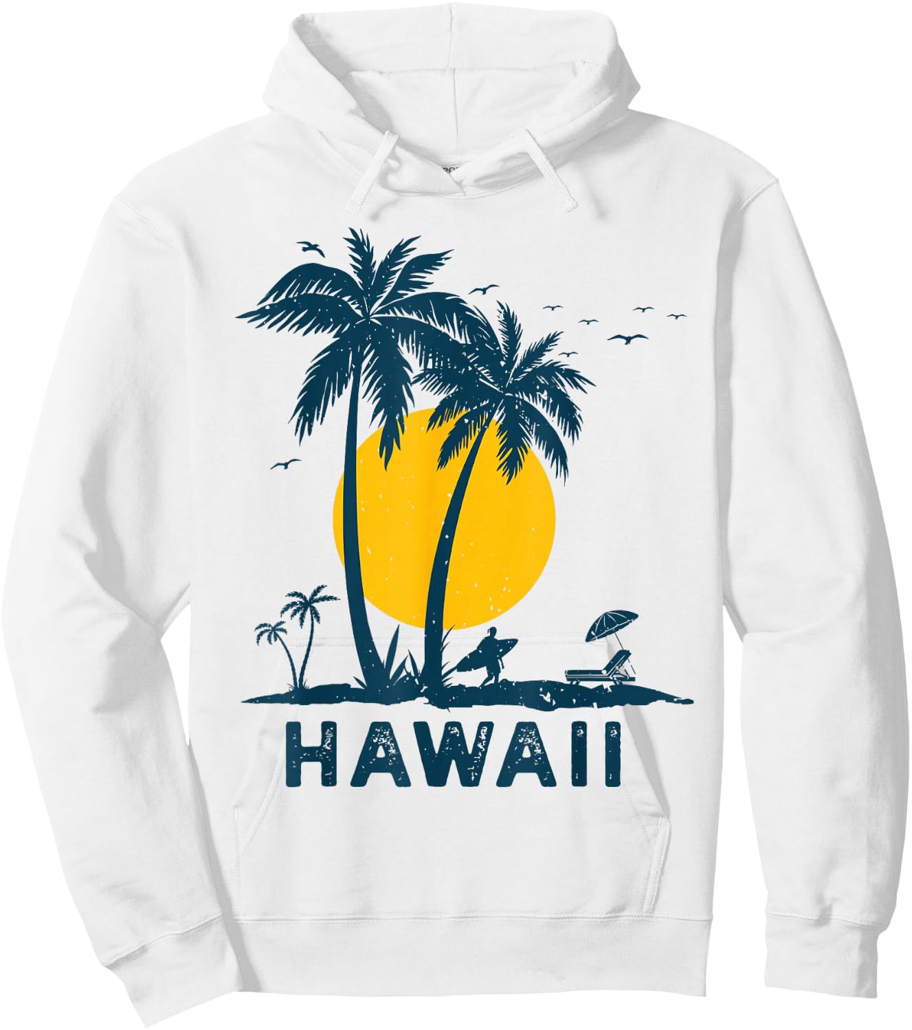 Retro Family Vacation Hawaii 2026 Hoodie - Hoodie | White