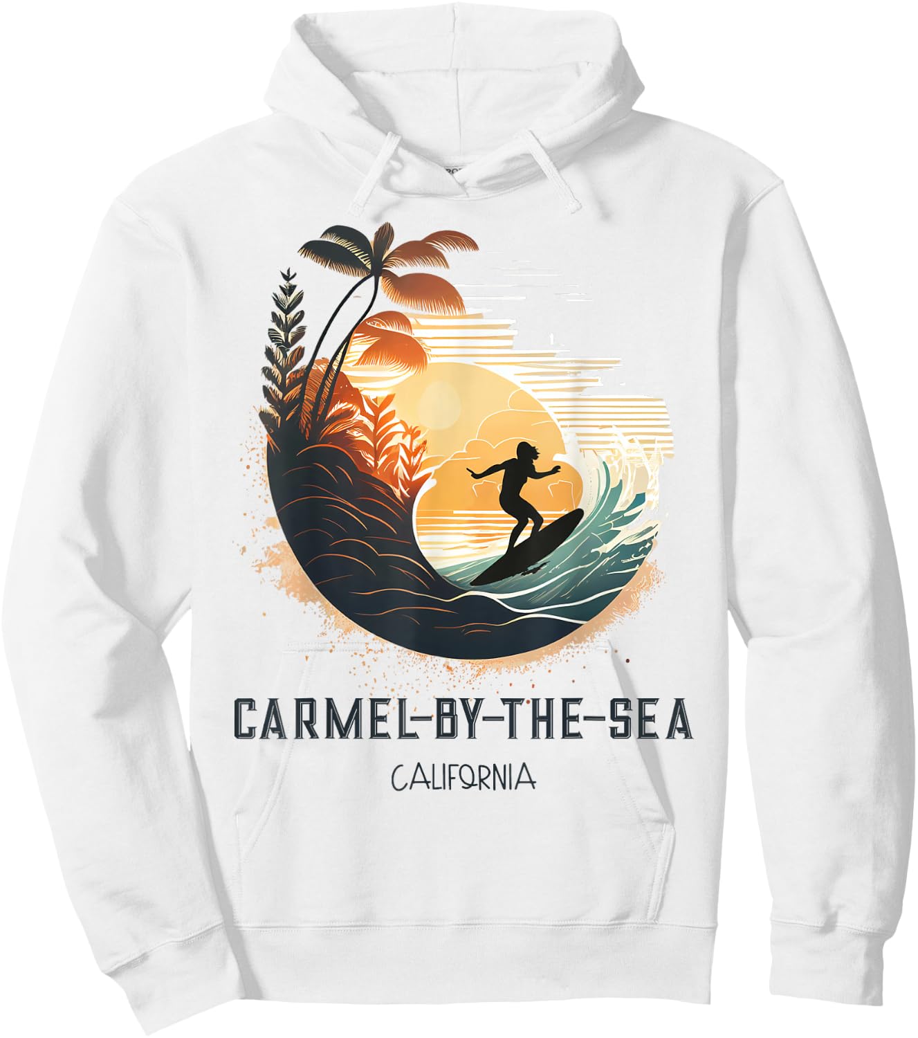 Carmel By The Sea California Hoodie - Hoodie | White