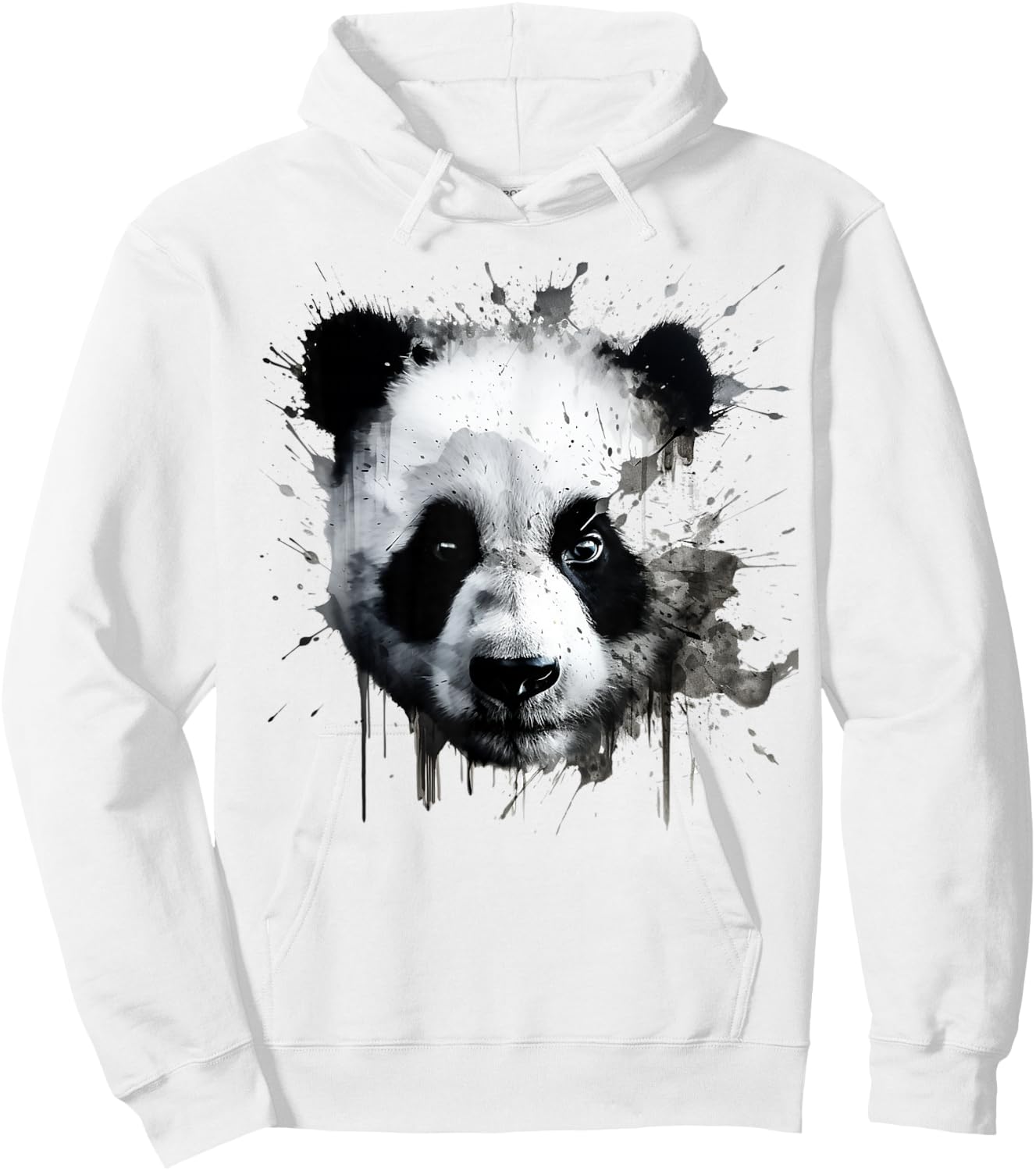 Panda Art - Animal Panda Hoodie - Hoodie | White