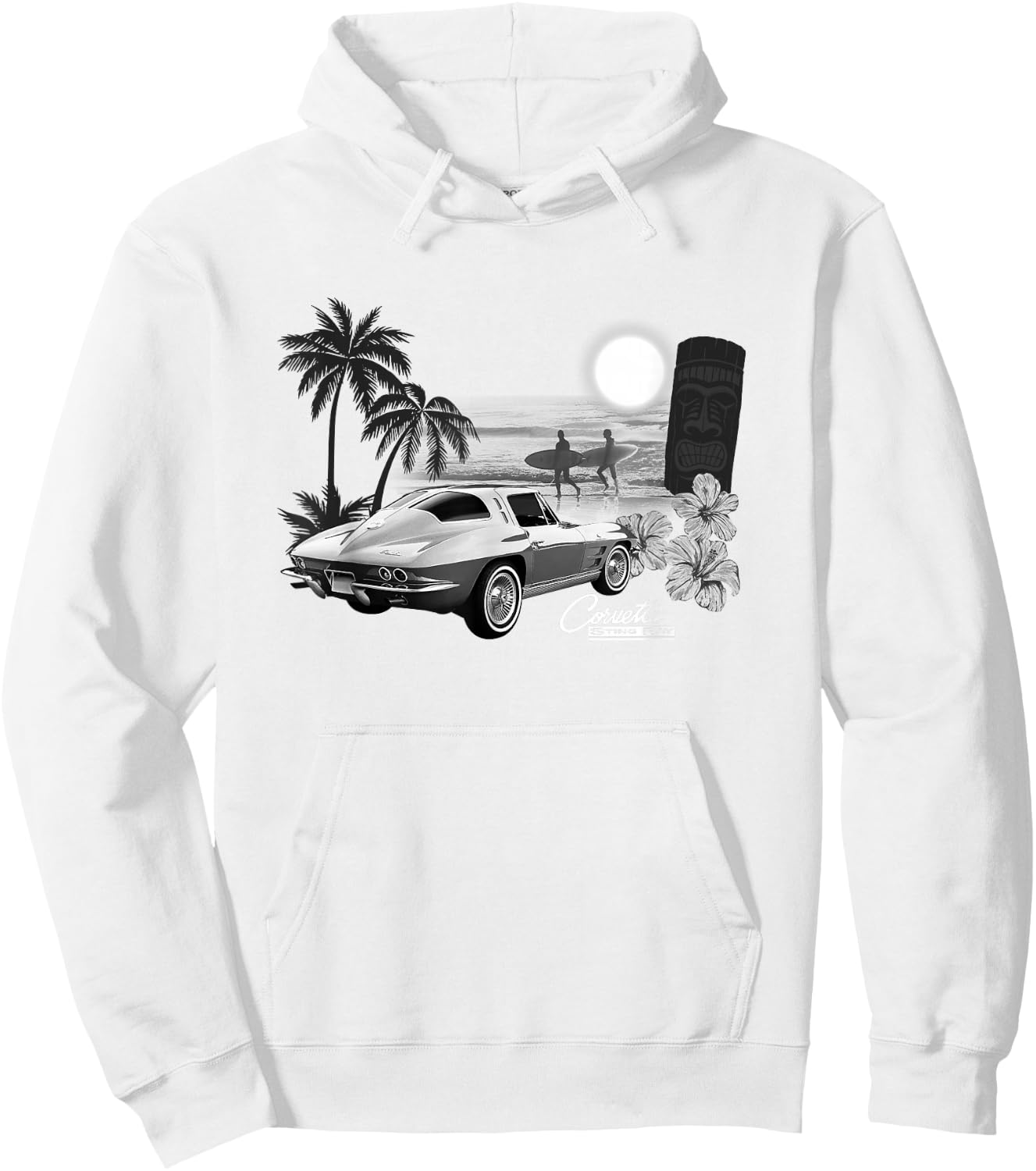 Chevrolet Corvette Sting Ray | #35394 Hoodie - Hoodie | White