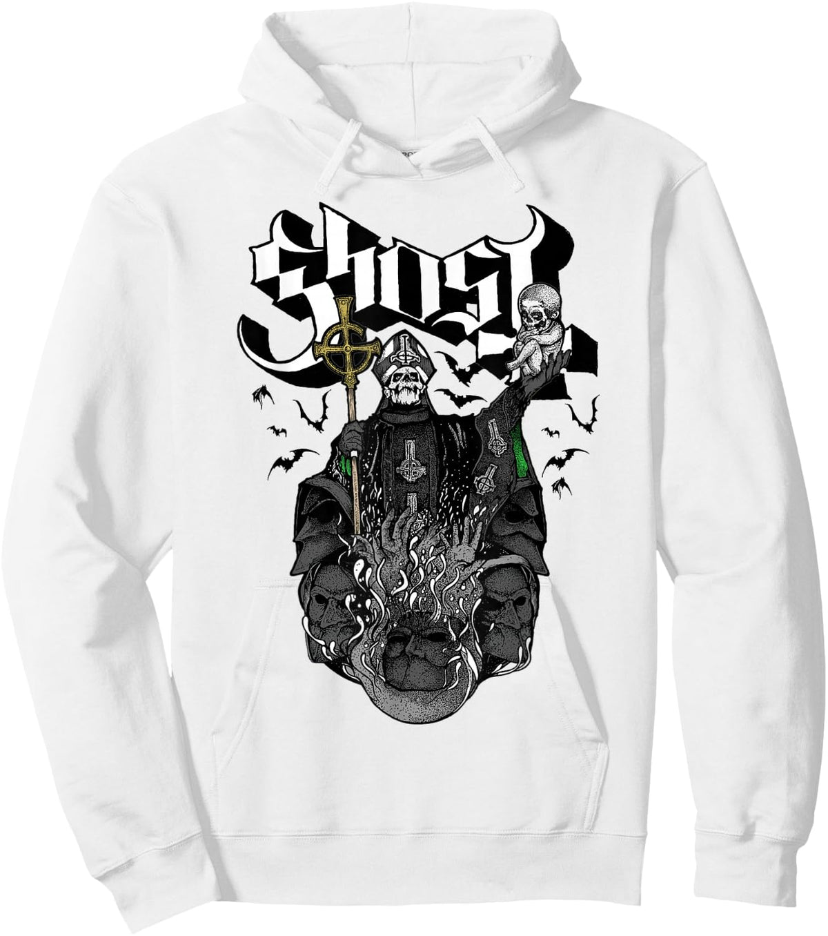Ghost – Challice on Red Hoodie - Hoodie | White