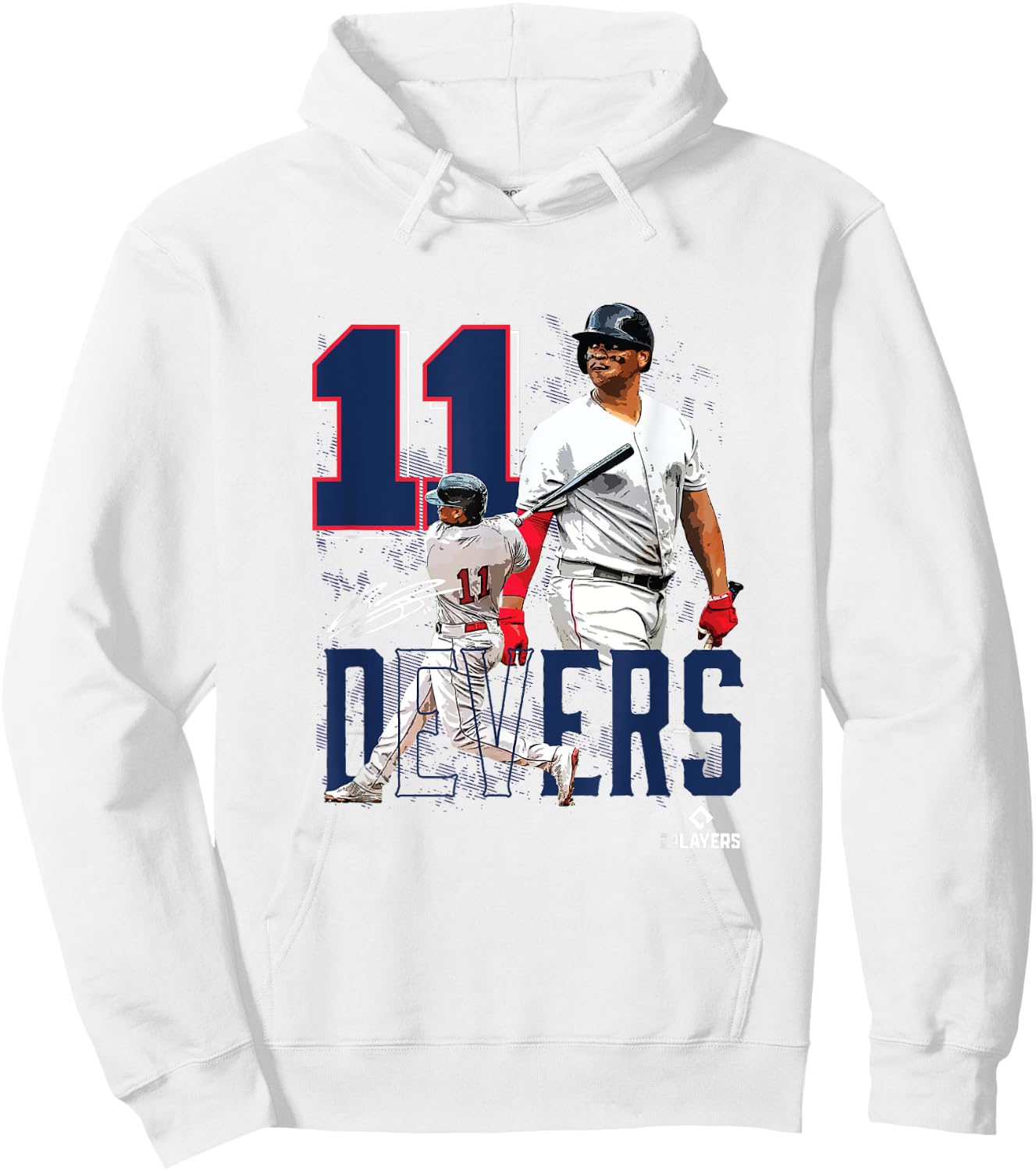 Rafael Devers | Boston Baseball Players | MLBRDS3003 Hoodie - Hoodie | White
