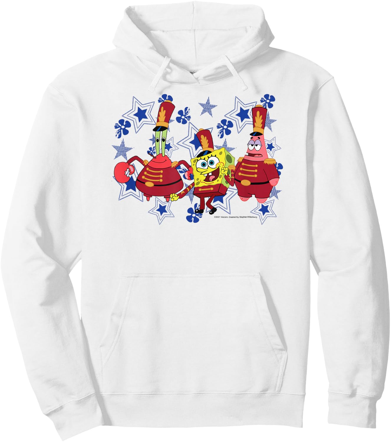 SpongeBob SquarePants - Patrick and Mr. Krabs Sweet Victory Hoodie - Hoodie | White