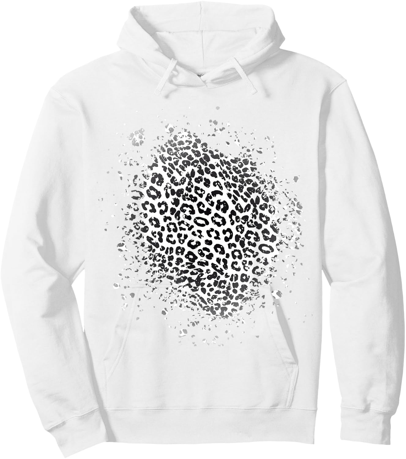 Funny Snow Leopard Costume Halloween Hoodie - Hoodie | White