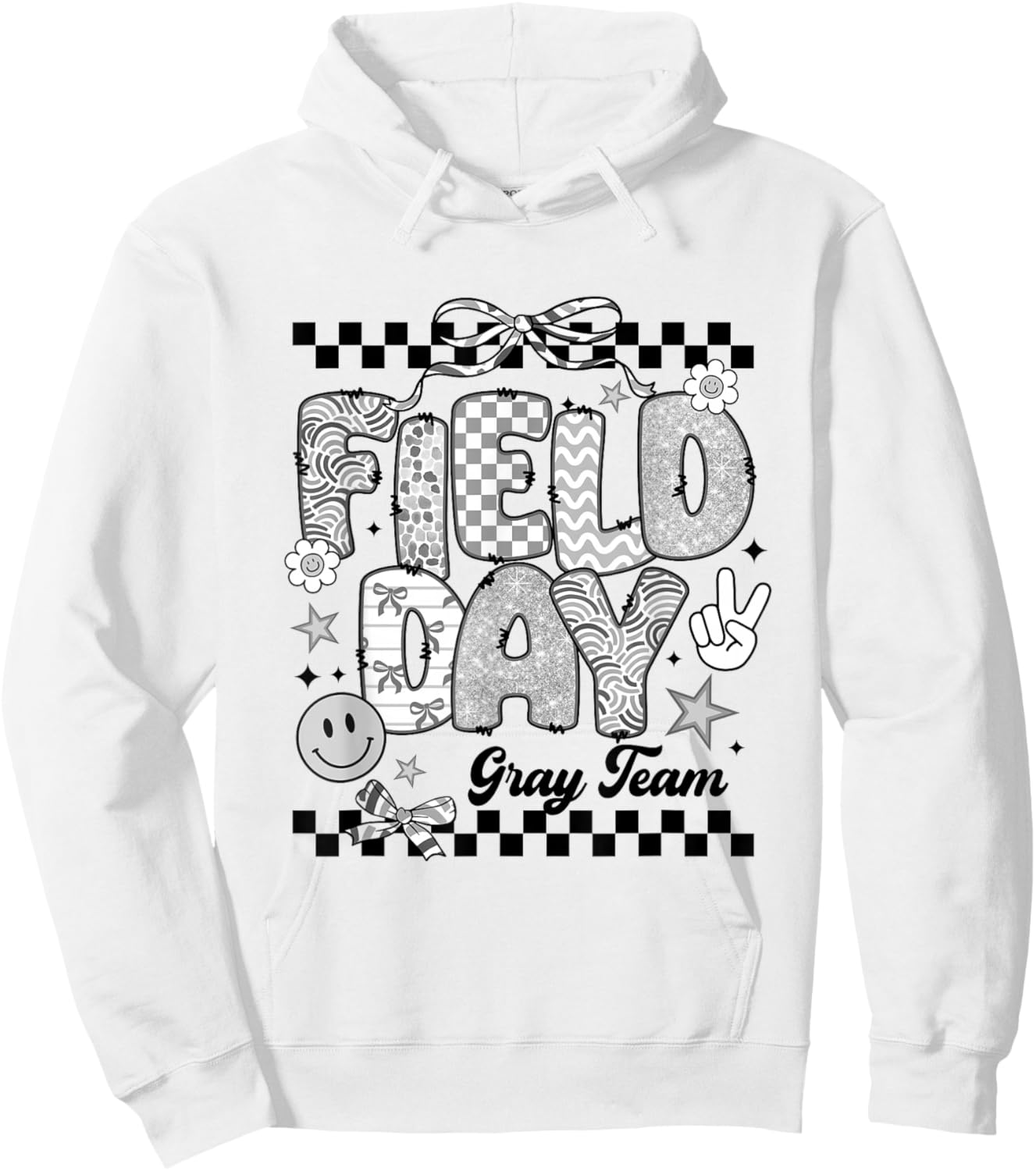 Gray Team Field Day 2026 Let The Games Begin Teacher Kids Hoodie - Hoodie | White