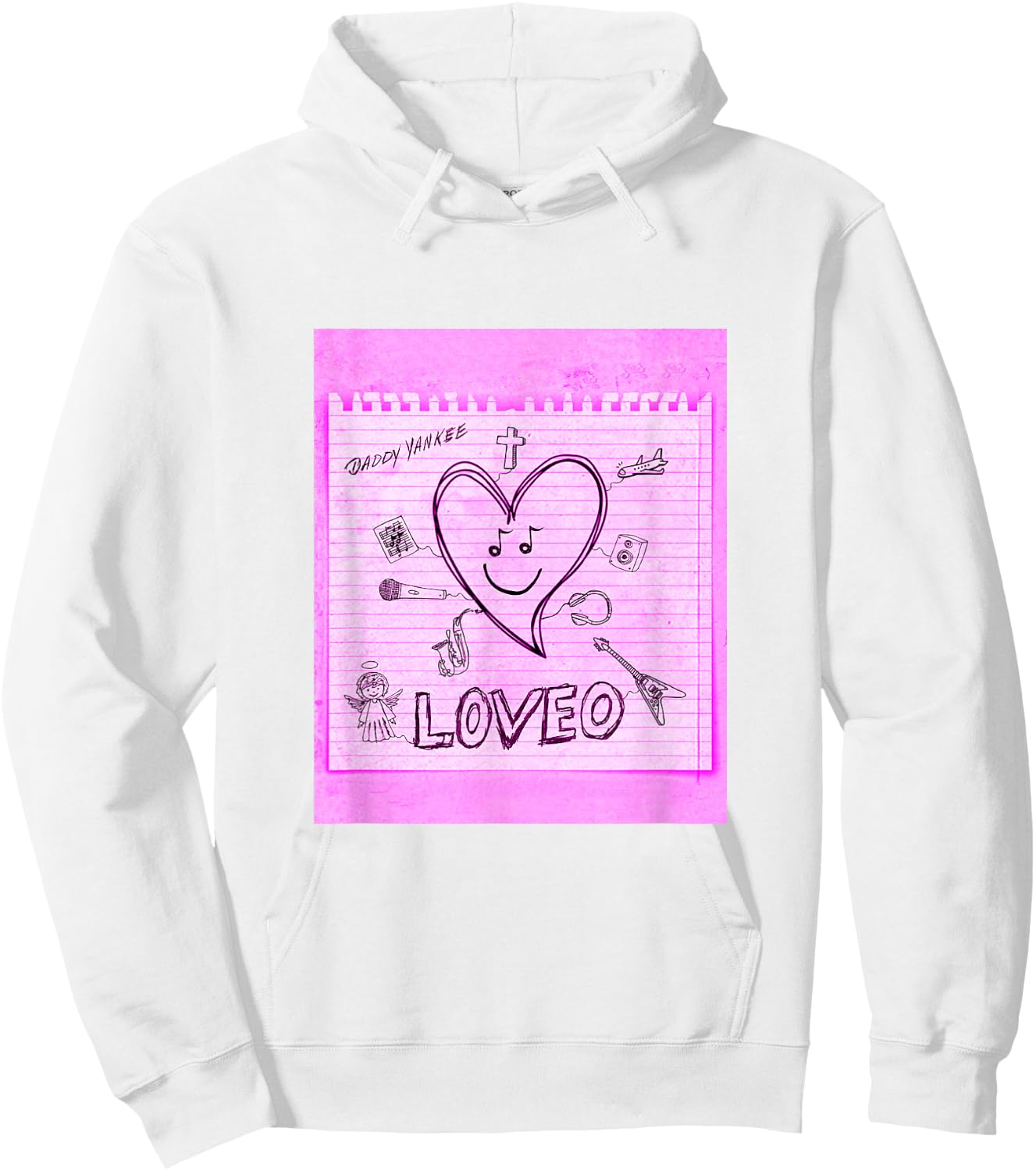 Official LOVEO Cover Merch Hoodie - Hoodie | White
