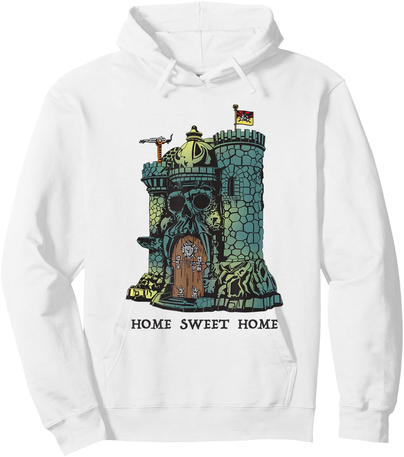 Home Sweet Home Castle He Man Toy 1980 Hoodie - Hoodie | White