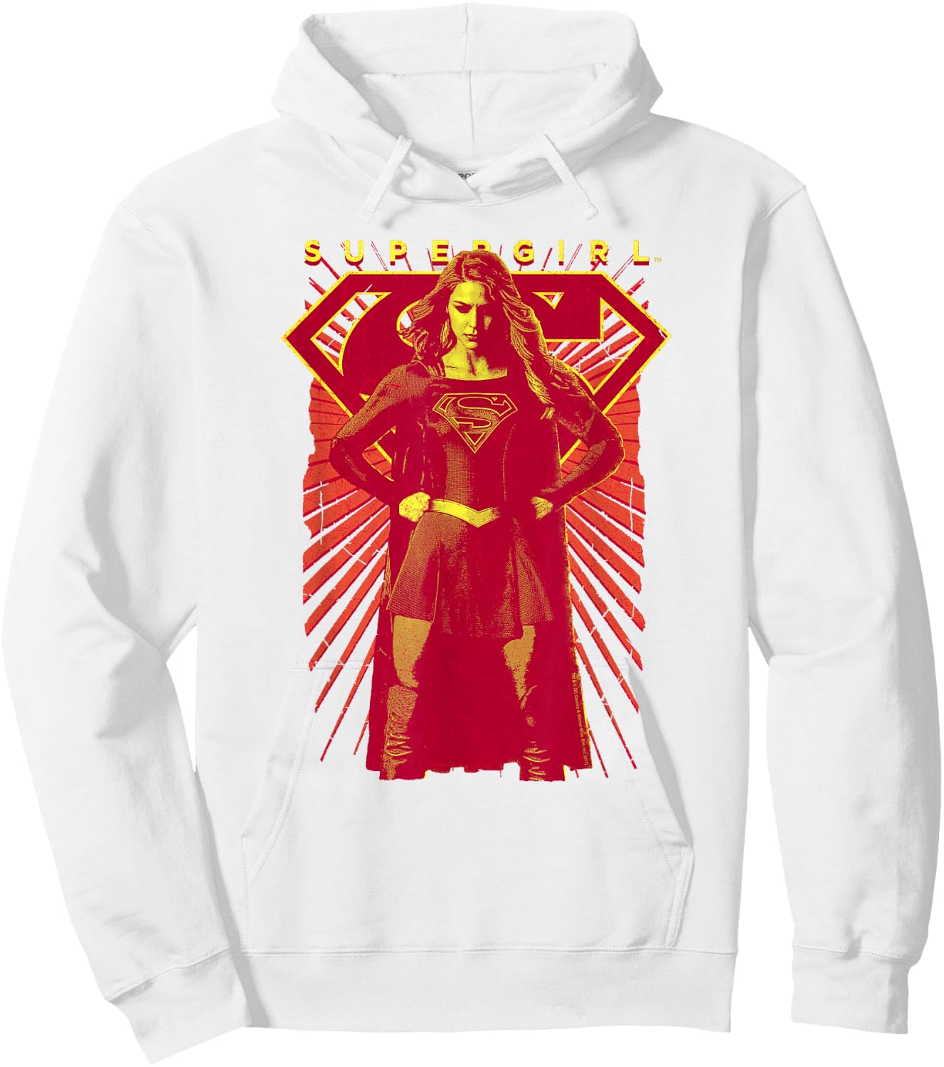 Supergirl TV Series Ready Set Hoodie - Hoodie | White