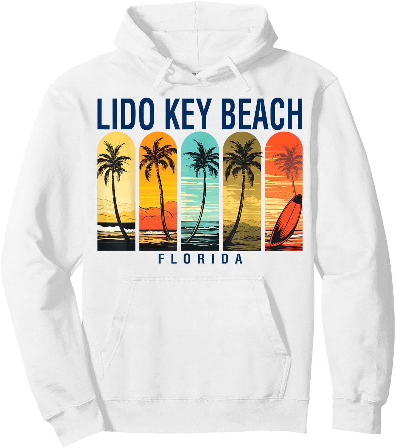 Lido Key Beach Florida Men Beach Rider Women Hoodie - Hoodie | White