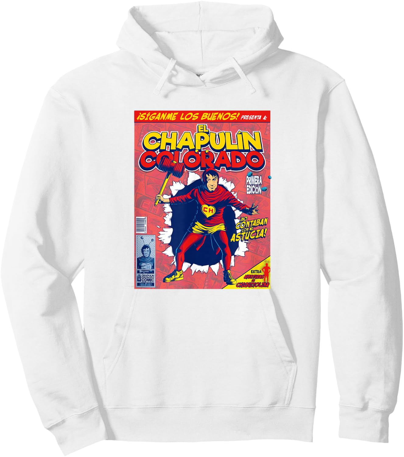 Chapulin Colorado - Fun Desings for Kids, Teen, Women & Men Hoodie - Hoodie | White