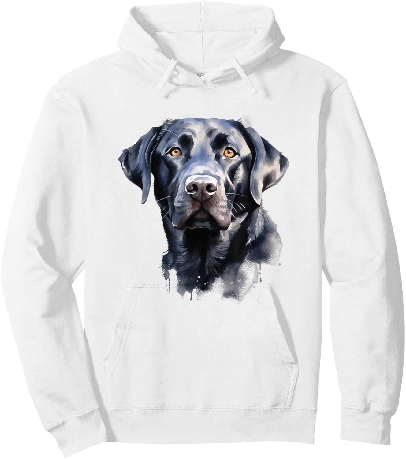 Dog Black Labrador Retriever Hoodie - Hoodie | White