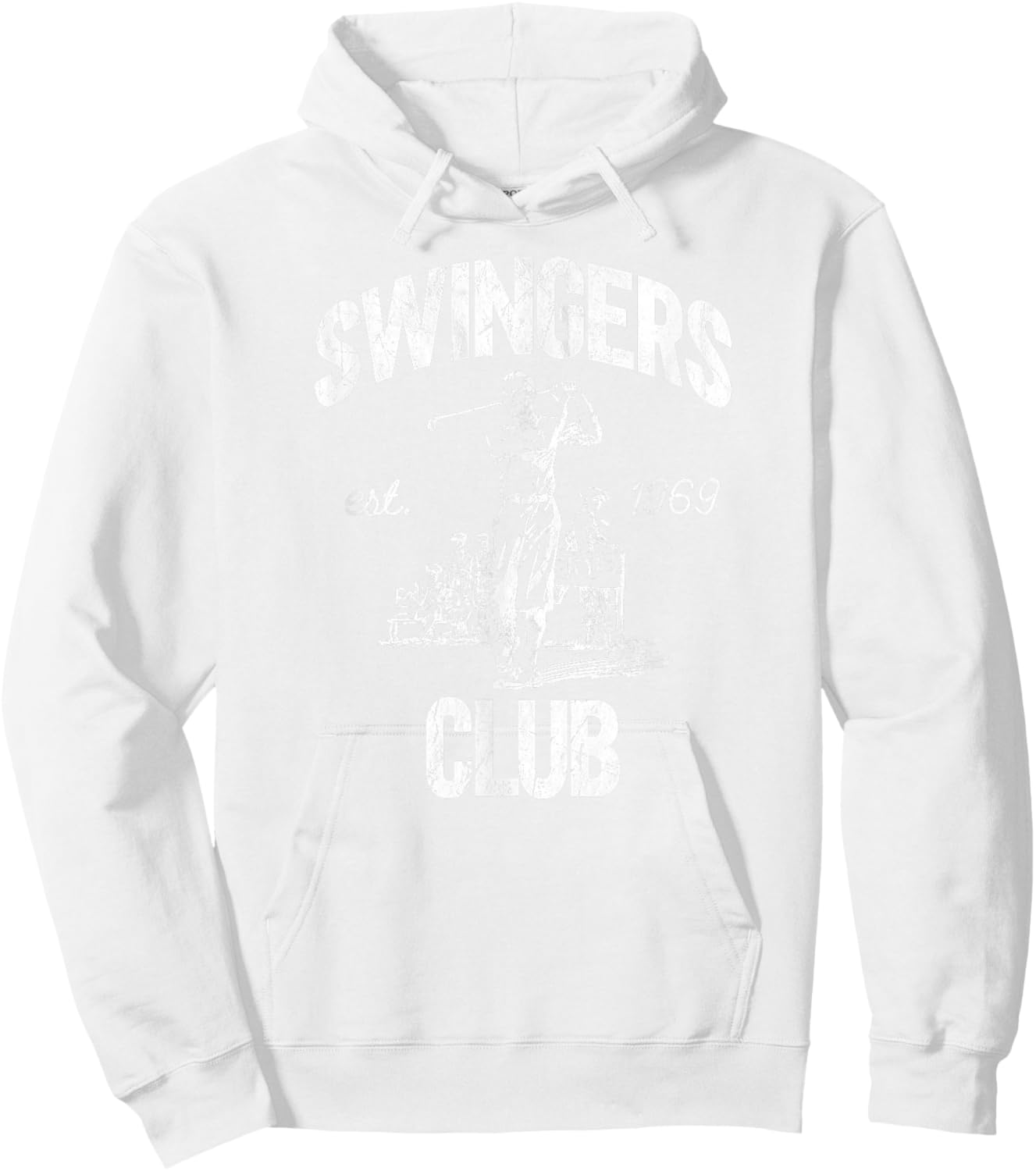 Swingers Club golf clubs funny golf Sarcastic Golfing men Hoodie - Hoodie | White