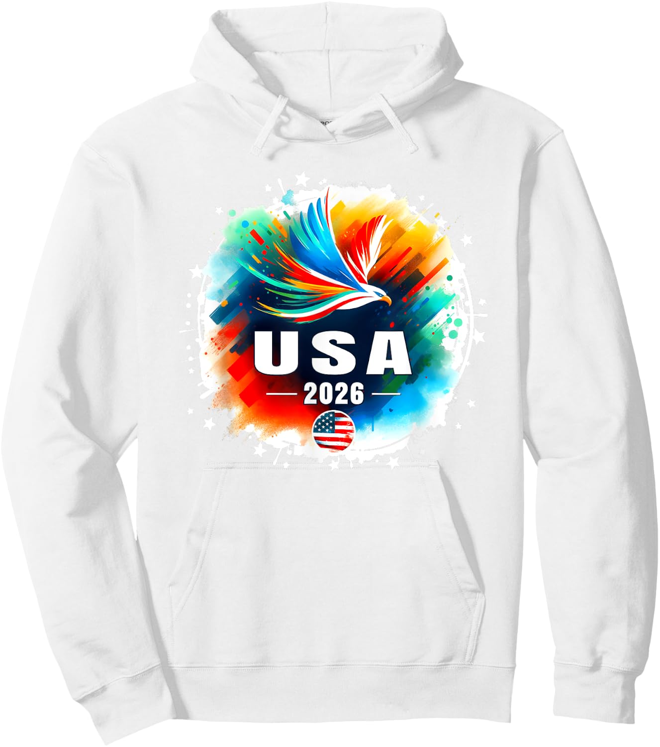 USA 2026 Go United States Sport USA Team 2026 USA Hoodie - Hoodie | White
