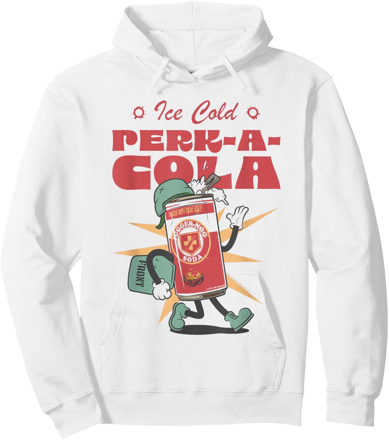 Call of Duty Ice-Cold Juggernog Perk-A-Cola Can Video Game Hoodie - Hoodie | White