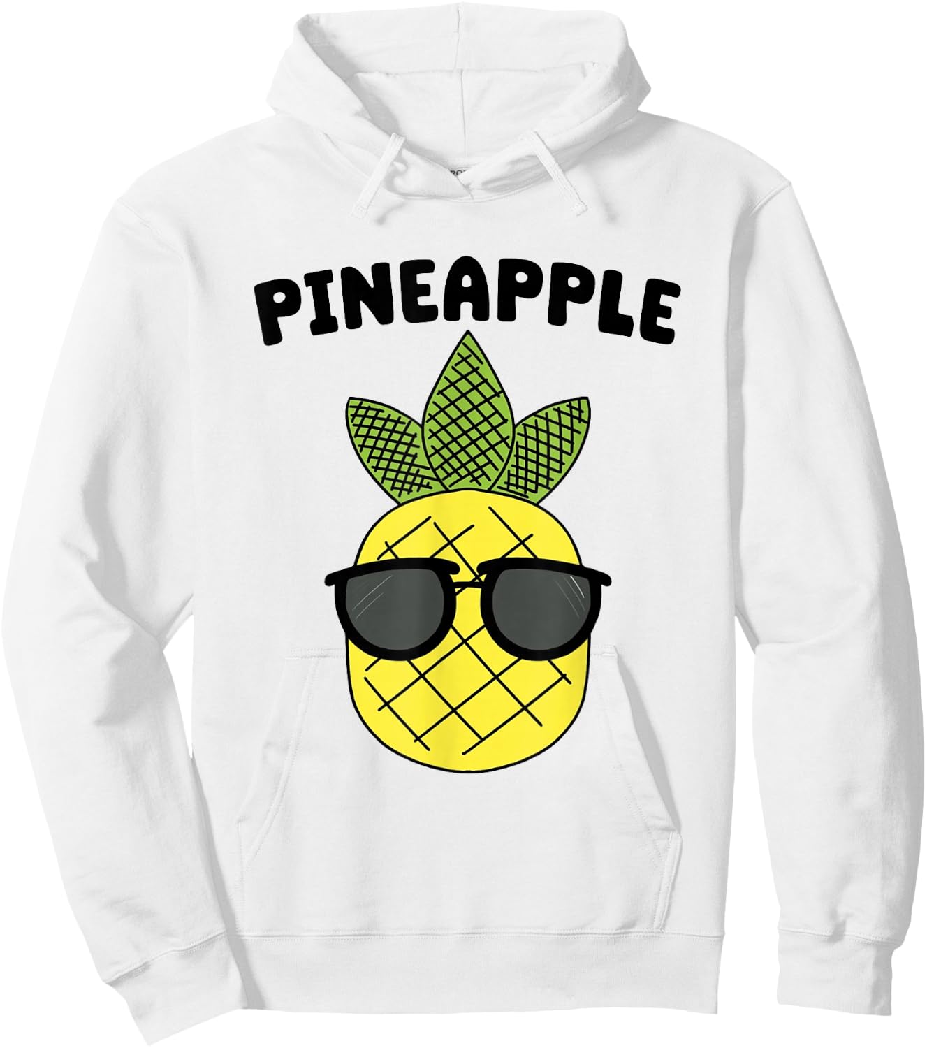 Kids Pineapple Shirt For Boys Or Girls | Cute Pineapple Gift Hoodie - Hoodie | White