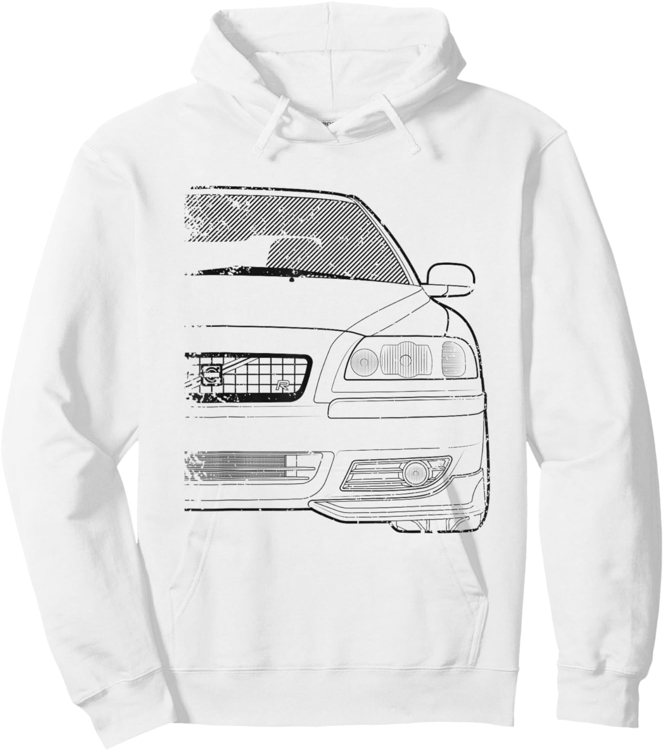 Classic Racing S60-R Turbo Stealth Hoodie - Hoodie | White