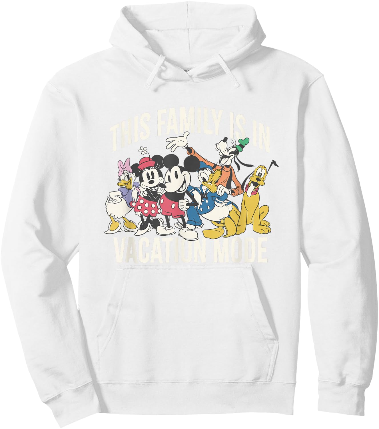 Disney Mickey and Friends This Family is in Vacation Mode Hoodie - Hoodie | White