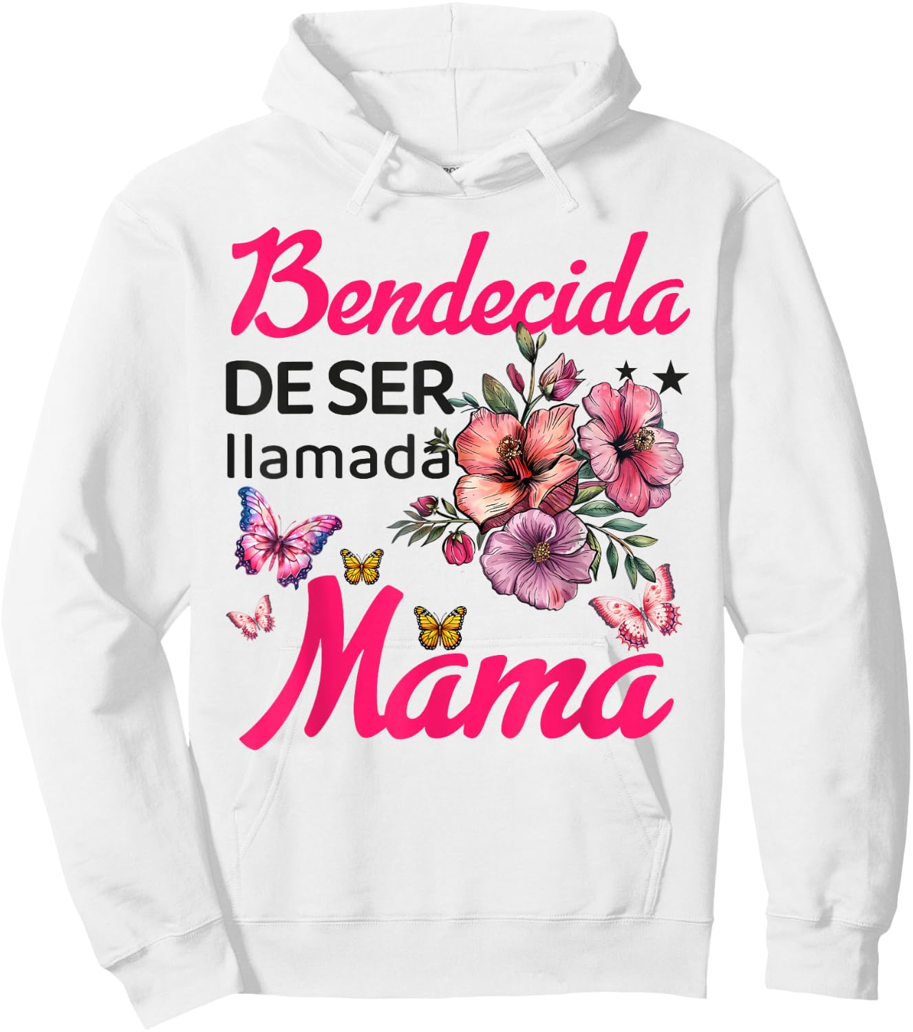 Dia De Las Madre Regalos Para Mama Espanol Camiseta Hoodie - Hoodie | White